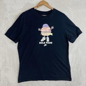 Nike Sportswear Sole Food Burger Graphic T Shirt Men's Large Embroidered Gym